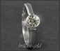 Preview: Brillant Ring aus 585 Gold; 0,67ct, VS1